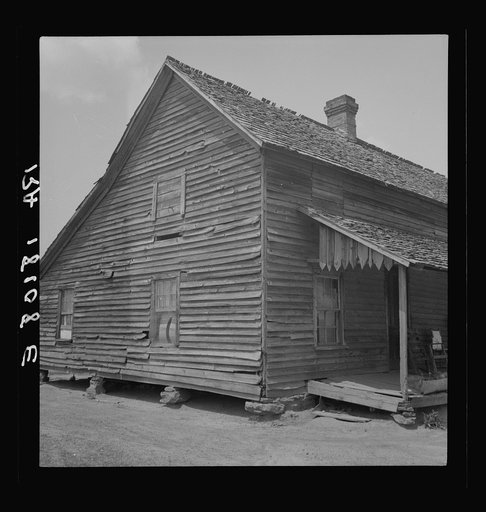 White sharecropper's house near Gaffney, South Carolina