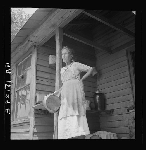 Grandmother of sharecropper family near Chesnee, South Carolina