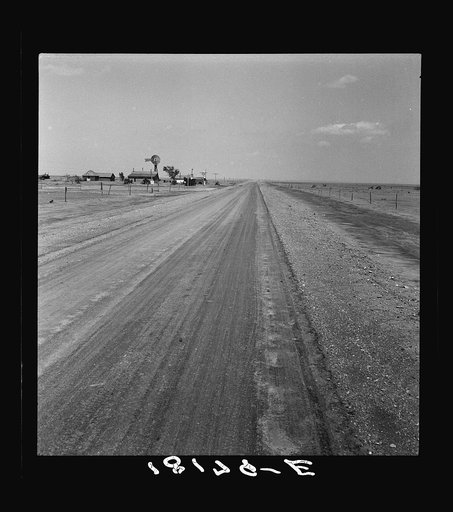 Blowing dust in the Oklahoma Panhandle