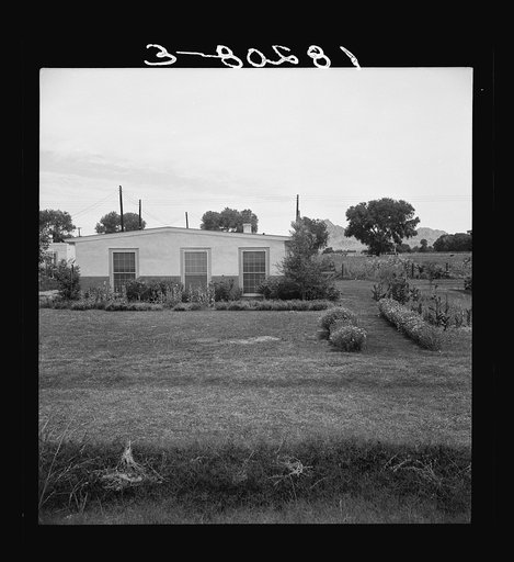 Baxter project, Farm Security Administration. One of the thirty-five homes of the part-time farms project near Baxter, Arizona