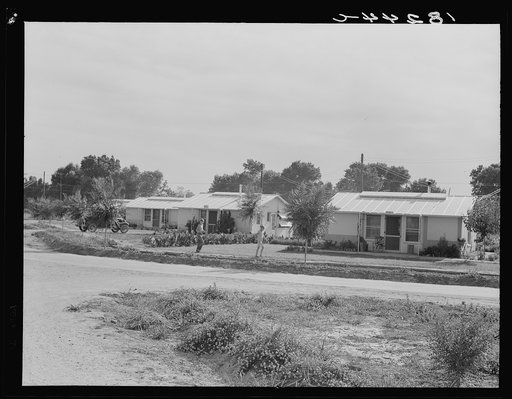 Gendale project (Farm Security Administration), Arizona. One of the twenty-four homes on the part-time farms project