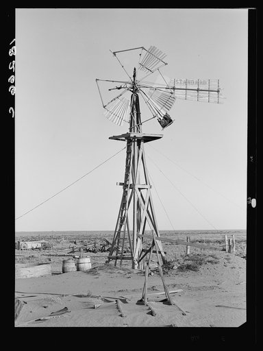 This farm was abandoned in 1937. Near Dalhart, Texas, Coldwater District