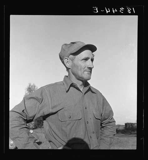 One of three directors of Mineral King Farm Association elected by the ten families now re-established on the land by the Farm Security Administration. Tulare County, California