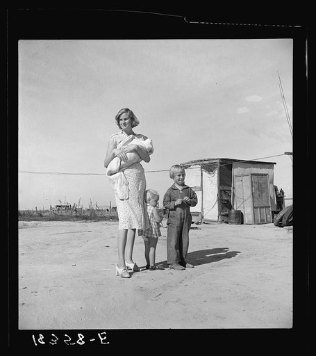 Family of rural rehabilitation client. Tulare County, California