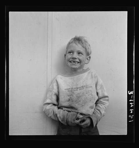 Migrant child in Shafter camp, Farm Security Administration. California
