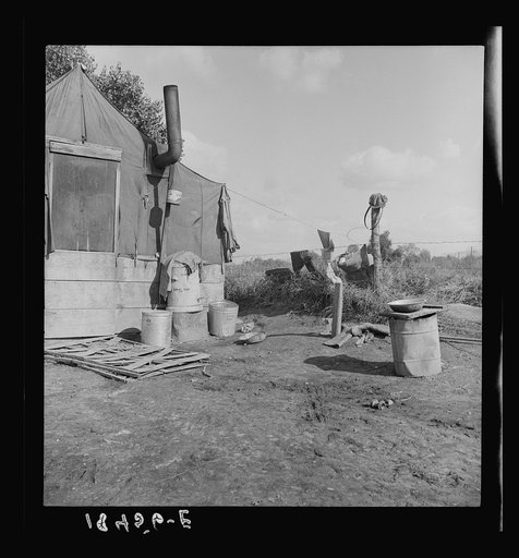 Tulare County, California. Living conditions of migrant agricultural workers on whom the crops of California depend