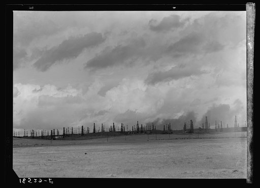 Oil fields. Kern County, California