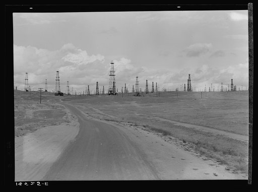 Oil fields. Kern County, California