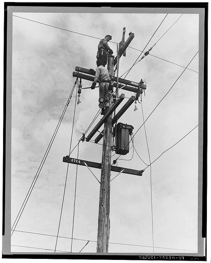 Rural electrification. San Joaquin Valley, California