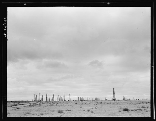 Oil fields. Kern County, California
