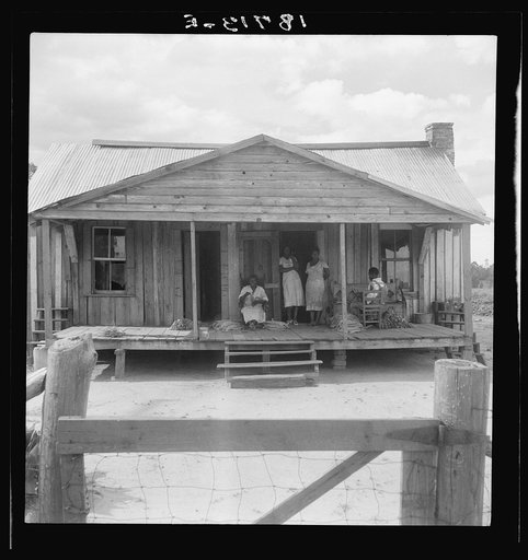 Tobacco sharecropper's home near Douglas, Georgia
