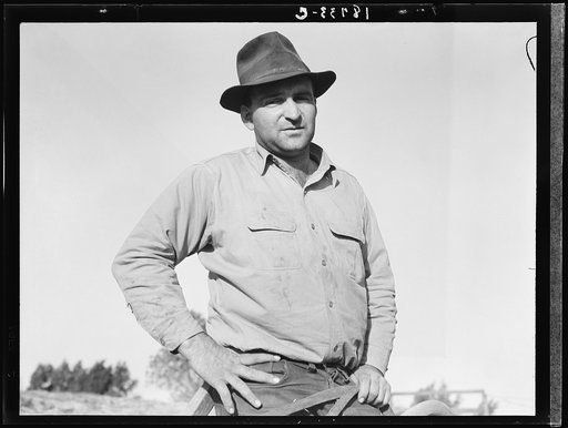 Near Stockton, California. One of six successful applicants out of seventy-five. Purchase farm under Bankhead-Jones Act (Tenant Purchase)