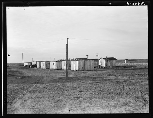 Untitled photo, possibly related to: Farm Security Administration (FSA) temporary camp for migrants. Gridley, California. Peak of the season is August