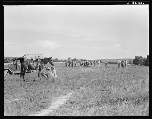 Near Mountain Home, northern Arkansas, on U.S. 62. Farmers' baseball game in the country. From this area many have gone to California to work in agriculture