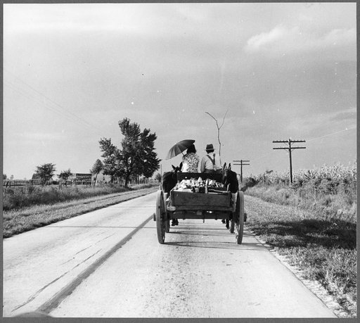Southeast Missouri. Horse and wagon is still a common means of transportation