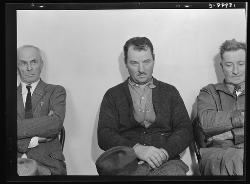 Farm Security clients during applications for aid under Tenant Purchase Act. Stockton, California