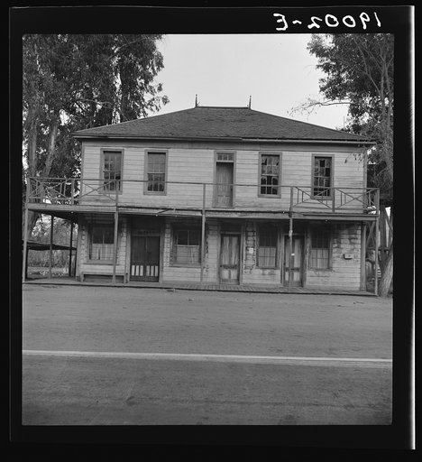 Clayton, California. Architectural survivals