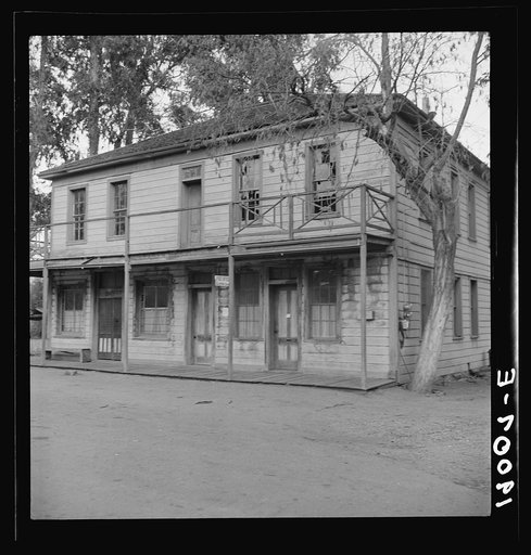 Untitled photo, possibly related to: Clayton, California. Architectural survivals