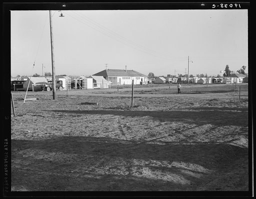 Farm Security Administration (FSA). Migratory labor camp during pea harvest. Brawley, Imperial Valley, California
