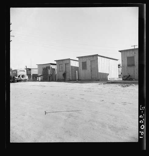 Same as 19051. Newly-built cabins, rent five dollars per month. California. Near Bakersfield