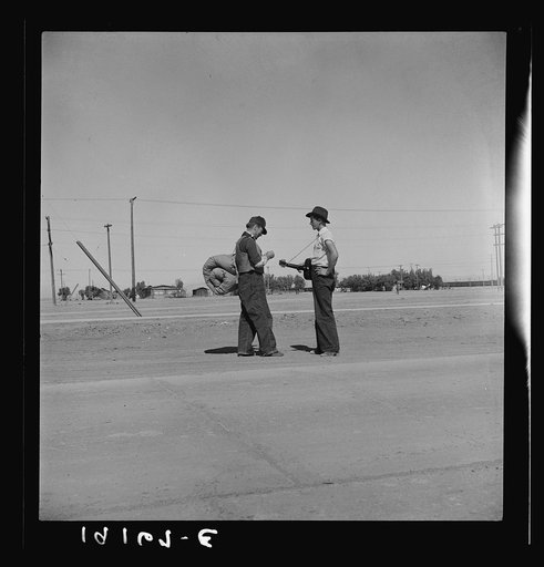 One of the roads leading into Calipatria, Imperial County, California