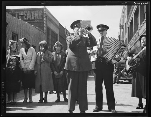Untitled photo, possibly related to: Trio. Salvation Army, San Francisco, California