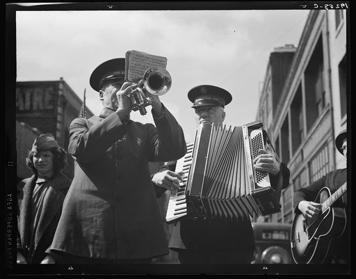 Untitled photo, possibly related to: Trio. Salvation Army, San Francisco, California
