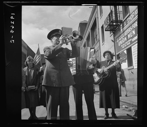 Trio. Salvation Army, San Francisco, California