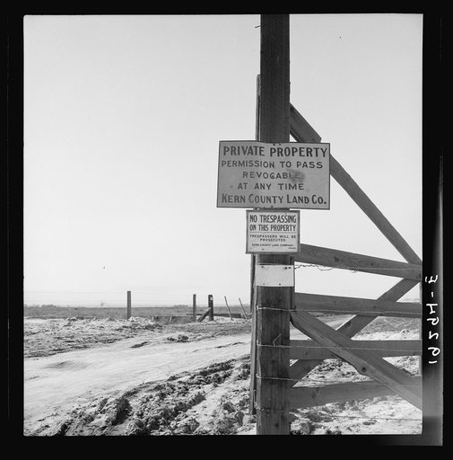 Kern County, California is largely in the hands of big landowners. Also it is a mecca for migrants from the Southwest