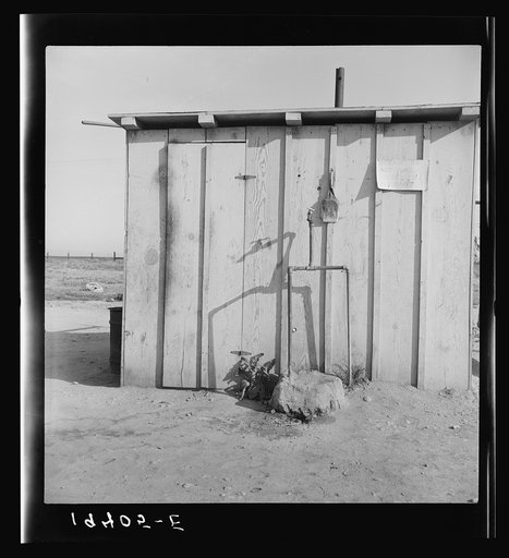 Water supply for ten cabins in Arkansawyers auto camp. Greenfield, Salinas Valley, California