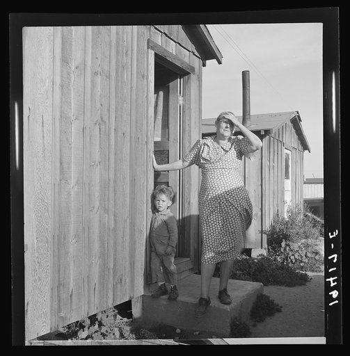 Grandmother and grandchild. Greenfield, Salinas Valley, California. From farm family originally in Missouri, then Iowa. Migrants to California