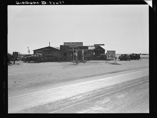 Untitled photo, possibly related to: Between Tulare and Fresno, California