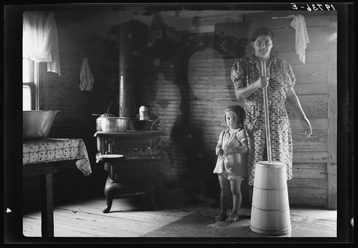 Untitled photo, possibly related to: Corner of kitchen. Home of tobacco sharecropper. Person County, North Carolina