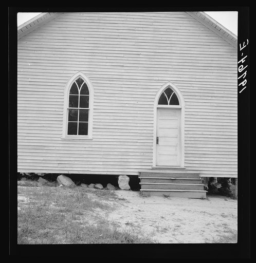 Untitled photo, possibly related to: Negro Baptist church. Person County, North Carolina