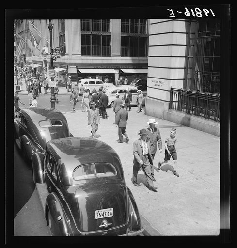 Fifth Avenue at 44th Street looking north. New York City