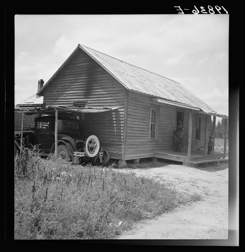 Untitled photo, possibly related to: Two tobacco tenant mothers (related) with part of their children. Wake County, North Carolina