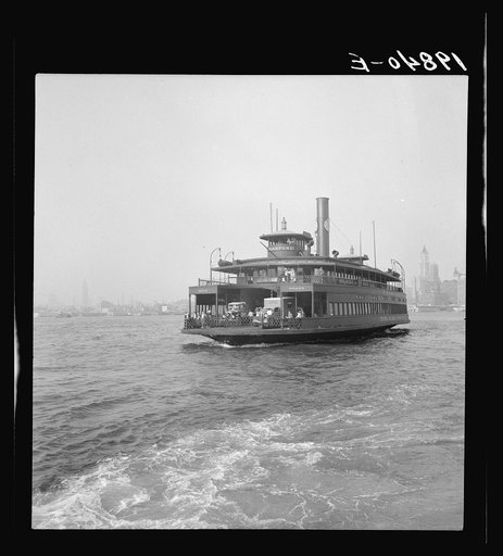 Ferry boats still transport some of the traffic between New York City and Jersey