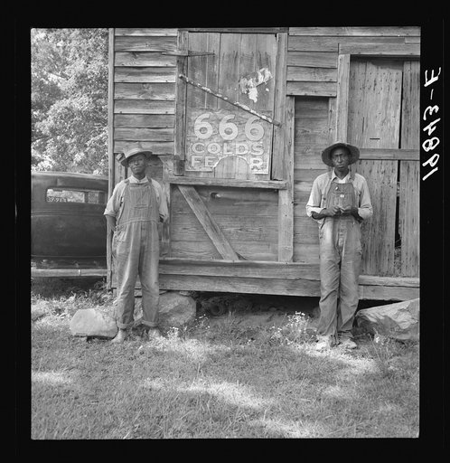 Two tenant farmers. Chatham County, North Carolina
