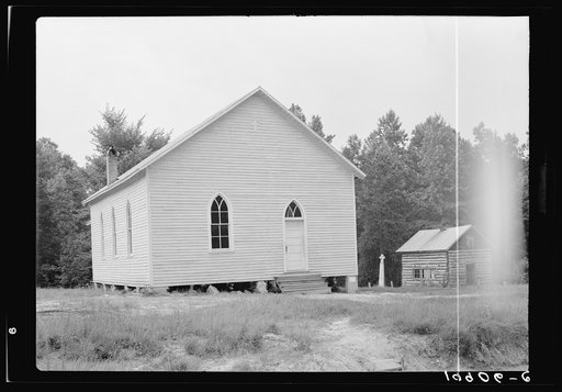 Negro Baptist church. Bushy Fork, North Carolina