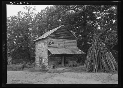 Tobacco barn near Gordonton, North Carolina