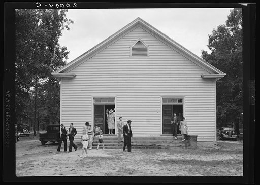 Untitled photo, possibly related to: Services are over. Wheeley's Church, Gordonton, Person County, North Carolina