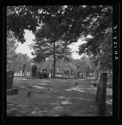 Annual cleansing day at Wheeley's Church. Person County, North Carolina