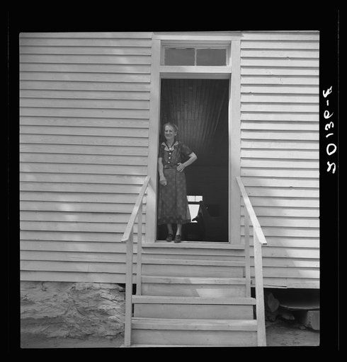 Untitled photo, possibly related to: Conversation among members of congregation after services. Wheeley's Church, Gordonton, North Carolina