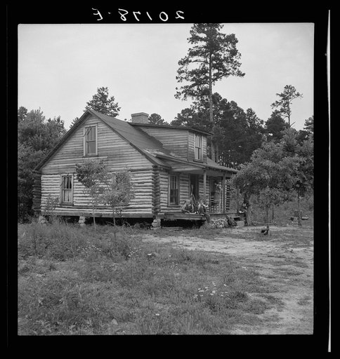 Millworker's house six miles north of Roxboro, North Carolina. Person County, North Carolina