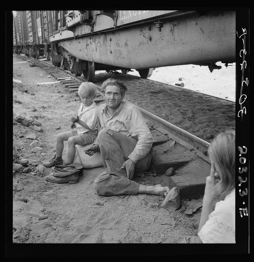 Untitled photo, possibly related to: His family traveled with him on the freights. Washington, Toppenish, Yakima Valley