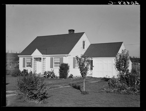 Washington, Cowlitz County, Longview. Home on Longview homestead project