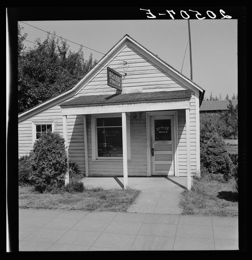 Western Washington, Thurston County, Tenino. On main street in center of town. See general caption number 37