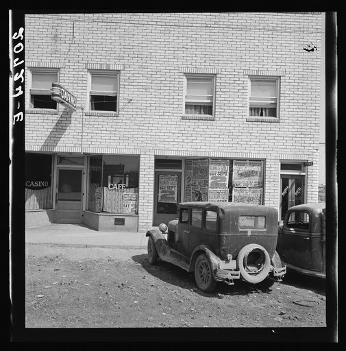 California. Siskiyou County, Tulelake. On main street. A new town. See general caption number 44