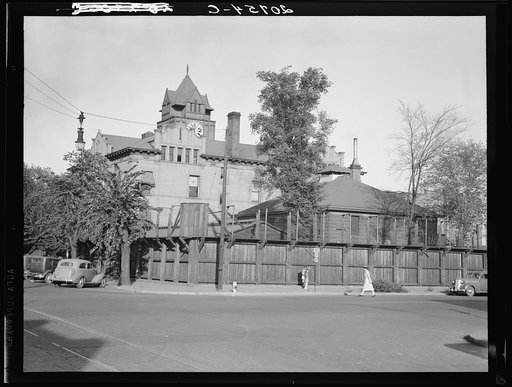 Untitled photo, possibly related to: Washington, Yakima. The famed stockade. Used as jail for striking farm workers in 1933. See general caption number 33
