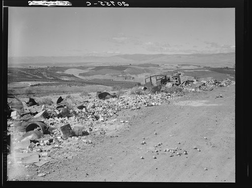 Washington, Yakima Valley. The valley below seen from advertised "lookout point." See general caption number 33